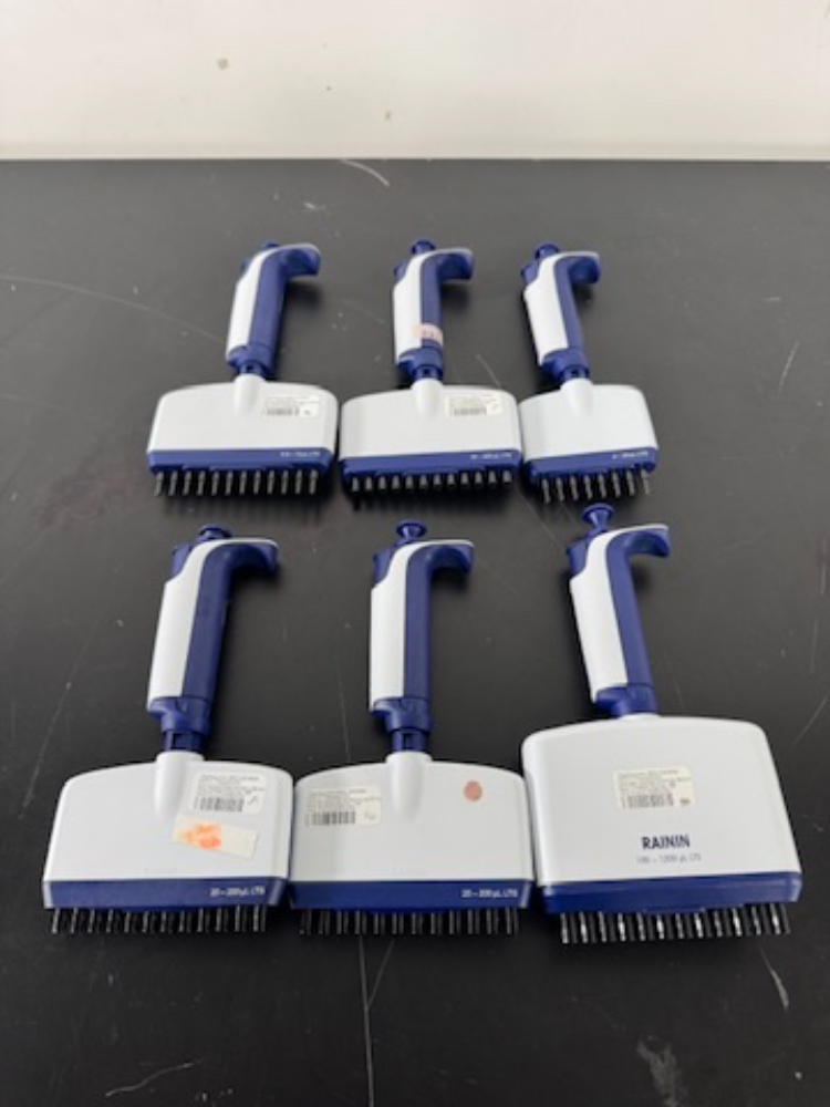 Image of Rainin Pipet-Lite XLS Multichannel Pipettes - Quantity 6